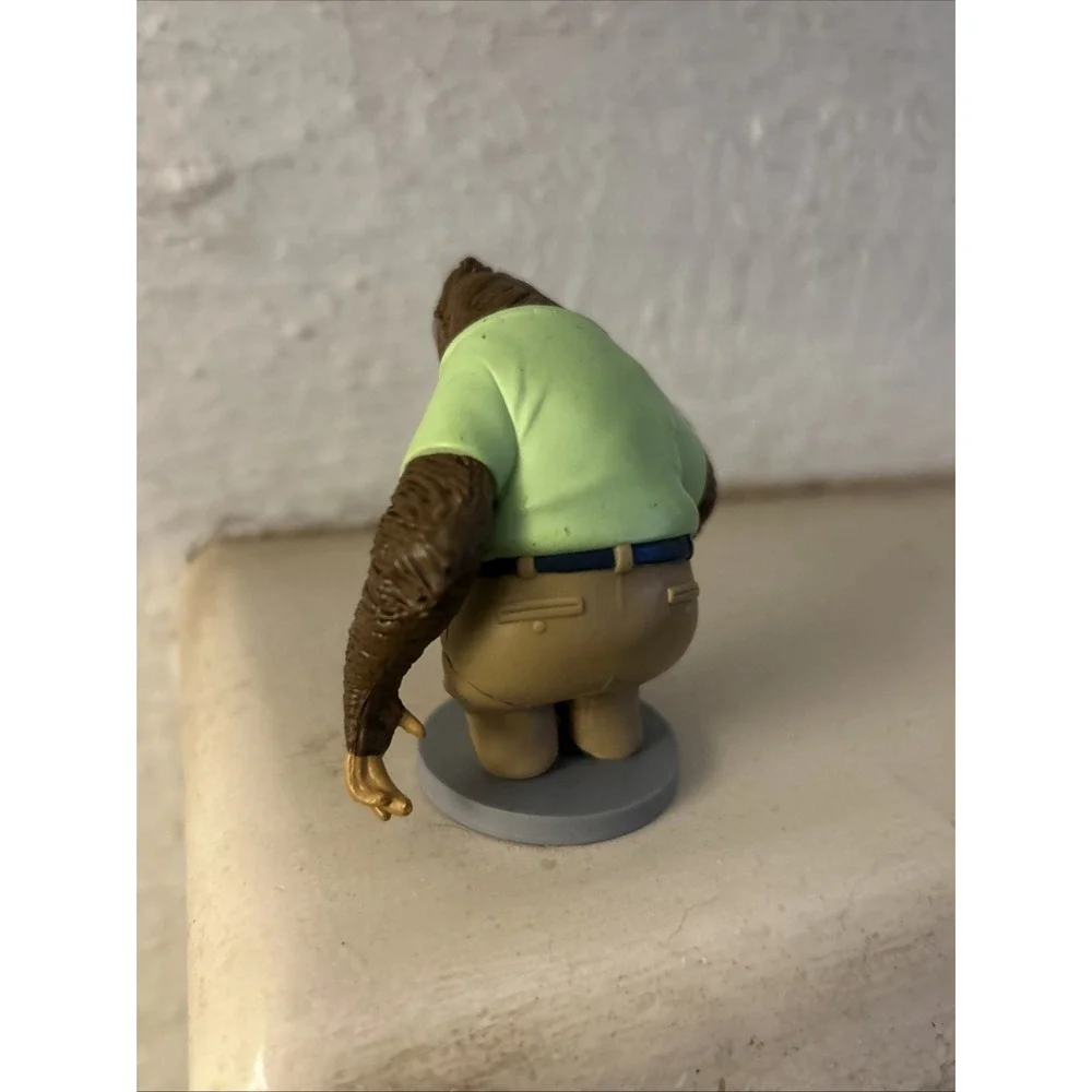 DISNEY ZOOTOPIA FLASH THE SLOTH MINIATURE PVC FIGURE MINI FIGURINE CAKE TOPPER